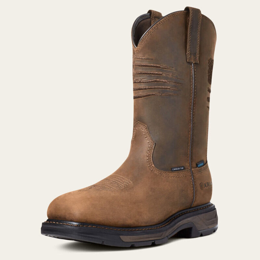 10036002 WorkHog XT Patriot Waterproof Carbon Toe Work Boot